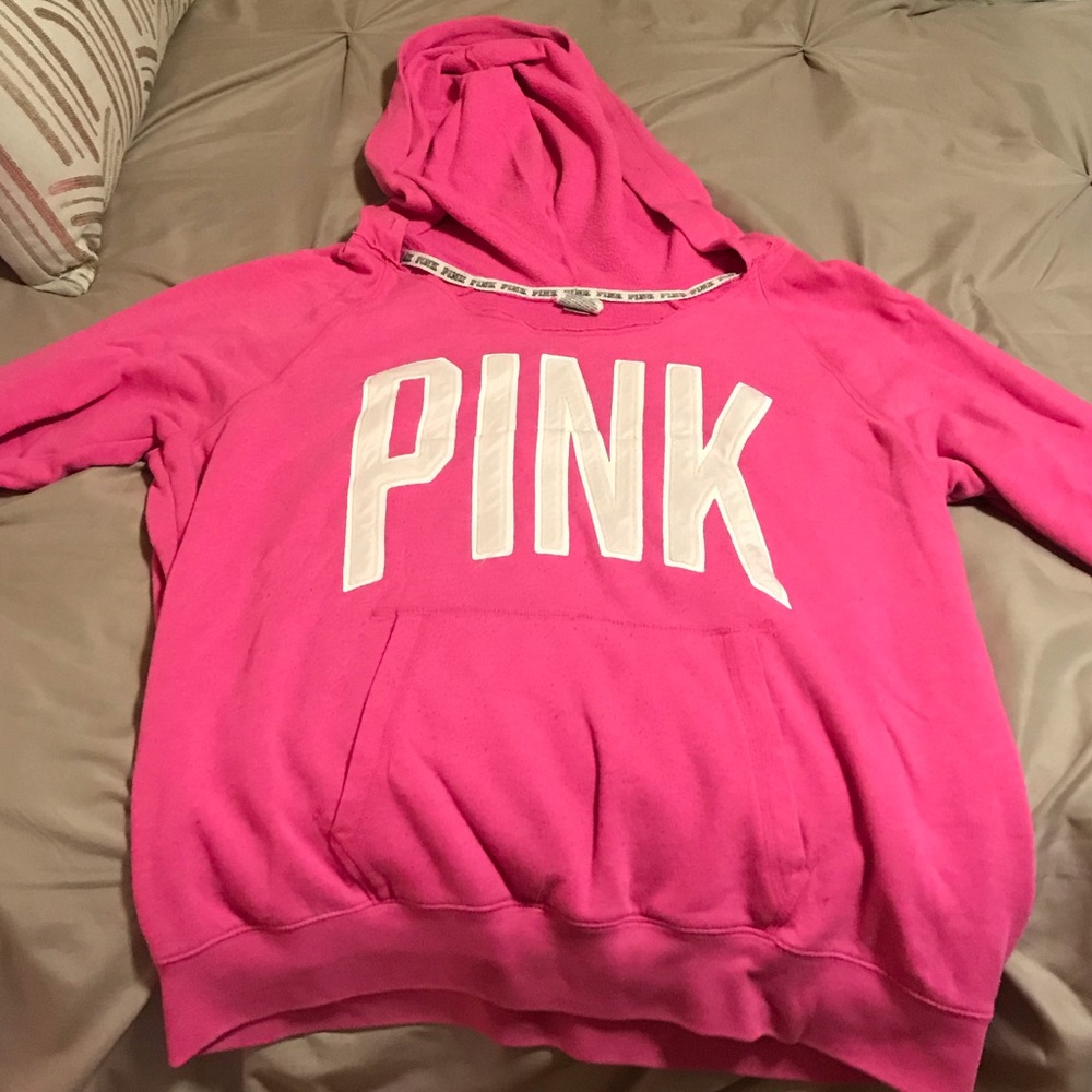 Pink VS Pink Hooded Sweatshirt